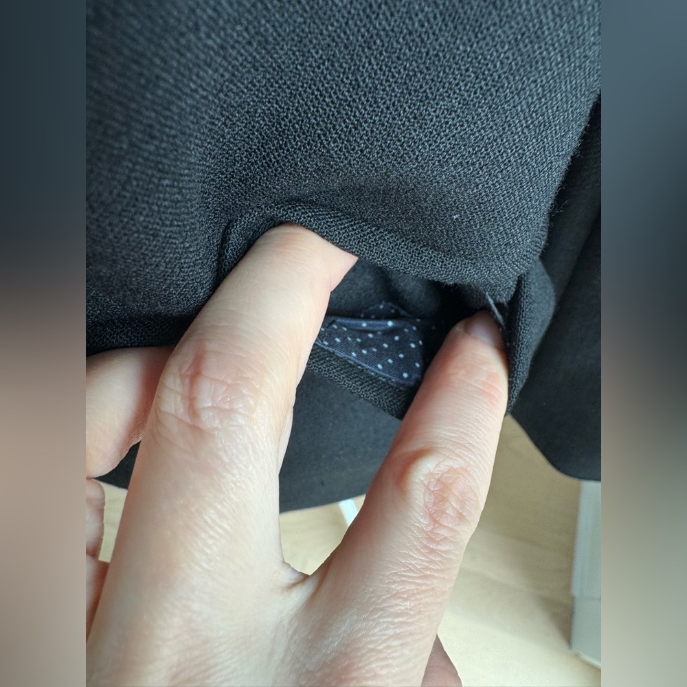 J Crew Parke Blazer Jacket Stretch Wool Blend Black G7726 Size 2 Minimalist - Picture 5 of 13